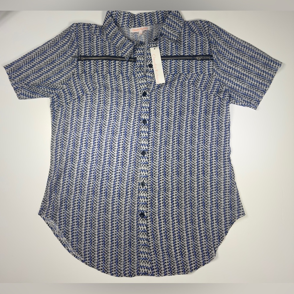 Claudia Richard Patterned Blouse 💙